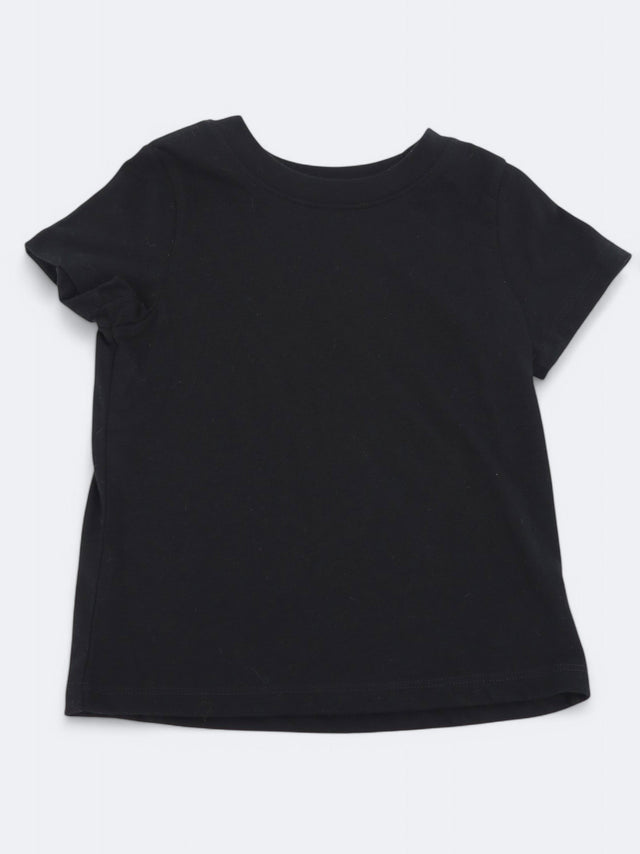 Image for Kids Boy's Plain T-Shirt,Black