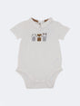 Image for Kids Girl's Graphic Printed Bodysuit,White