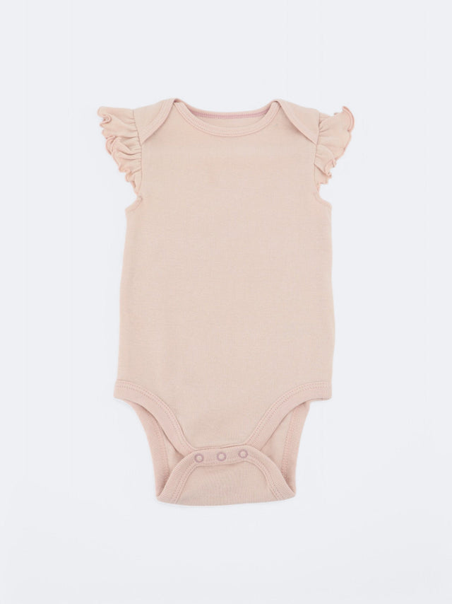 Image for Kids Girl's Plain Bodysuit,Light Pink