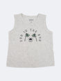 Image for Kids Boy's Graphic Printed Tan Top,Light Grey