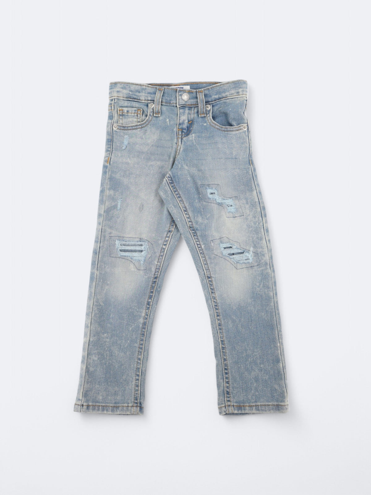 Image for Kids Girl's Ripped Washed Jeans,Light Blue