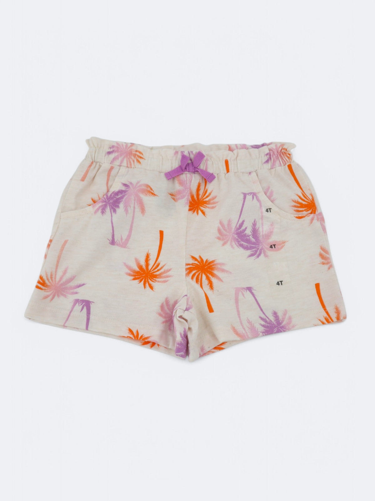 Image for Kids Girl's Printed Shorts,White