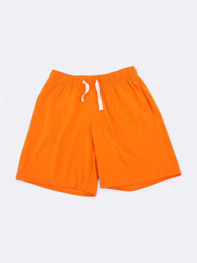 Image for Kids Boy's Plain Shorts,Orange