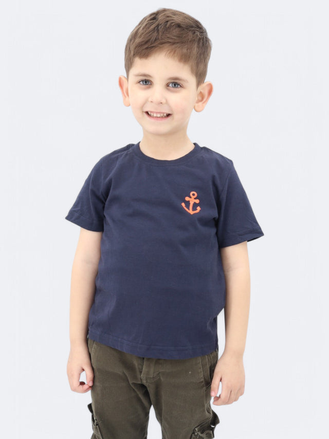 Image for Kids Boy's Printed T-Shirt,Navy