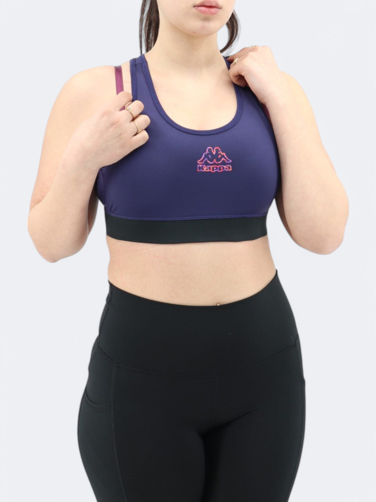 Image for Women's Sports Cropped Top,Navy