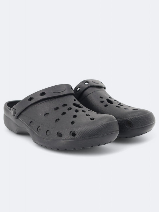 Image for Men's Textured Slippers,Black