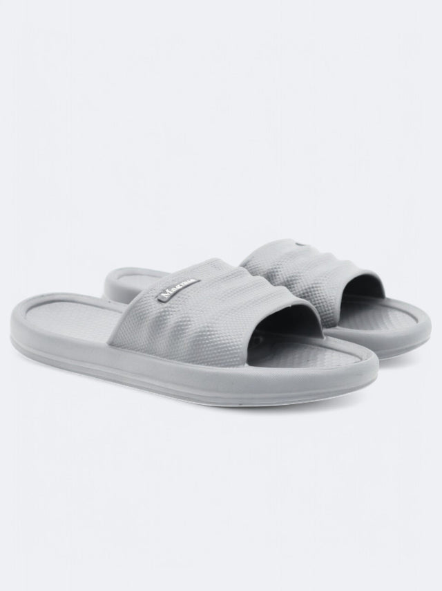 Image for Men's Plain Slippers,Grey