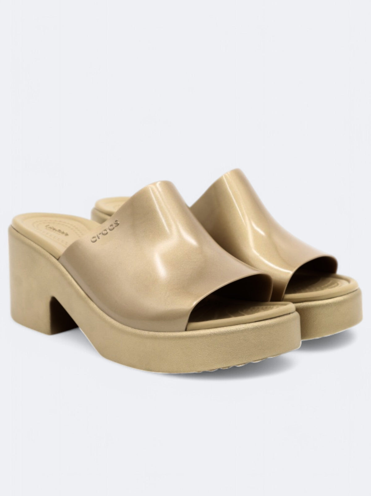 Image for Women's Brooklyn Heel Slippers,Gold
