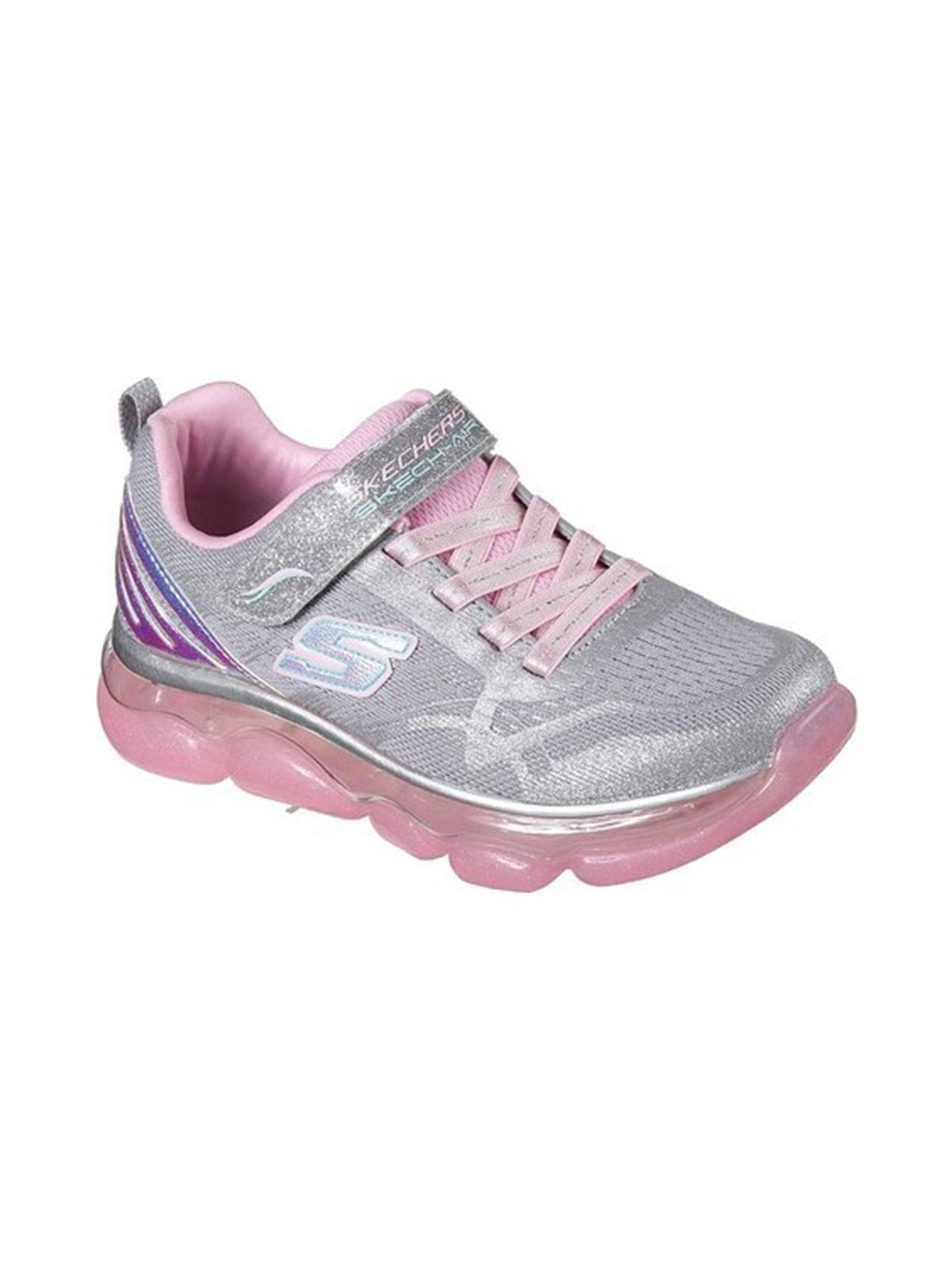 Image for Kids Girl's Brand Logo Patched Sneakers,Grey