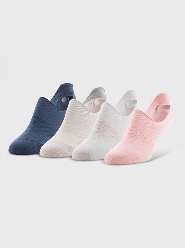 Image for Women's 4 Pairs Plain Socks Set,Multi