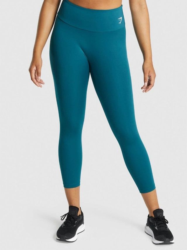 Image for Women's Brand Logo Printed Legging,Petrol