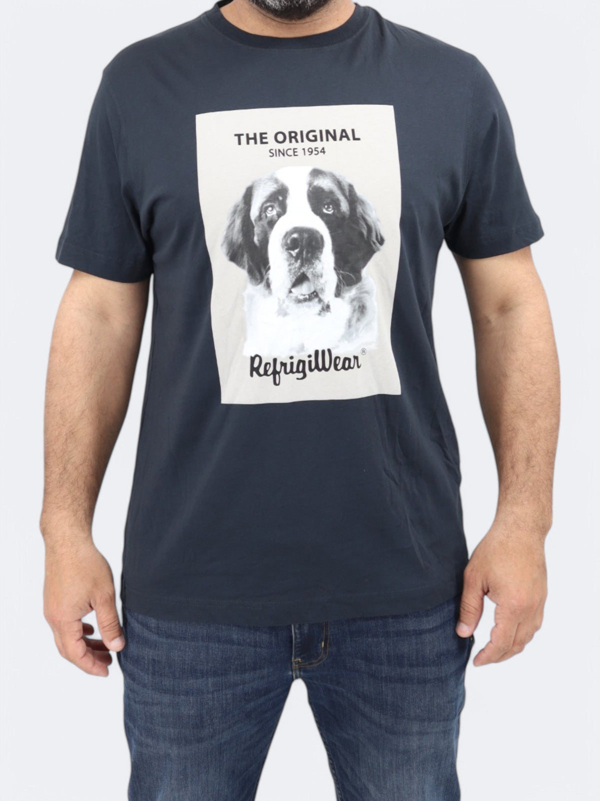 Image for Men's Graphic Printed T-Shirt,Navy