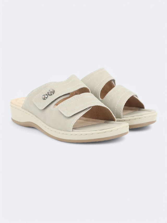 Image for Women's Embellished Sandals,Grey