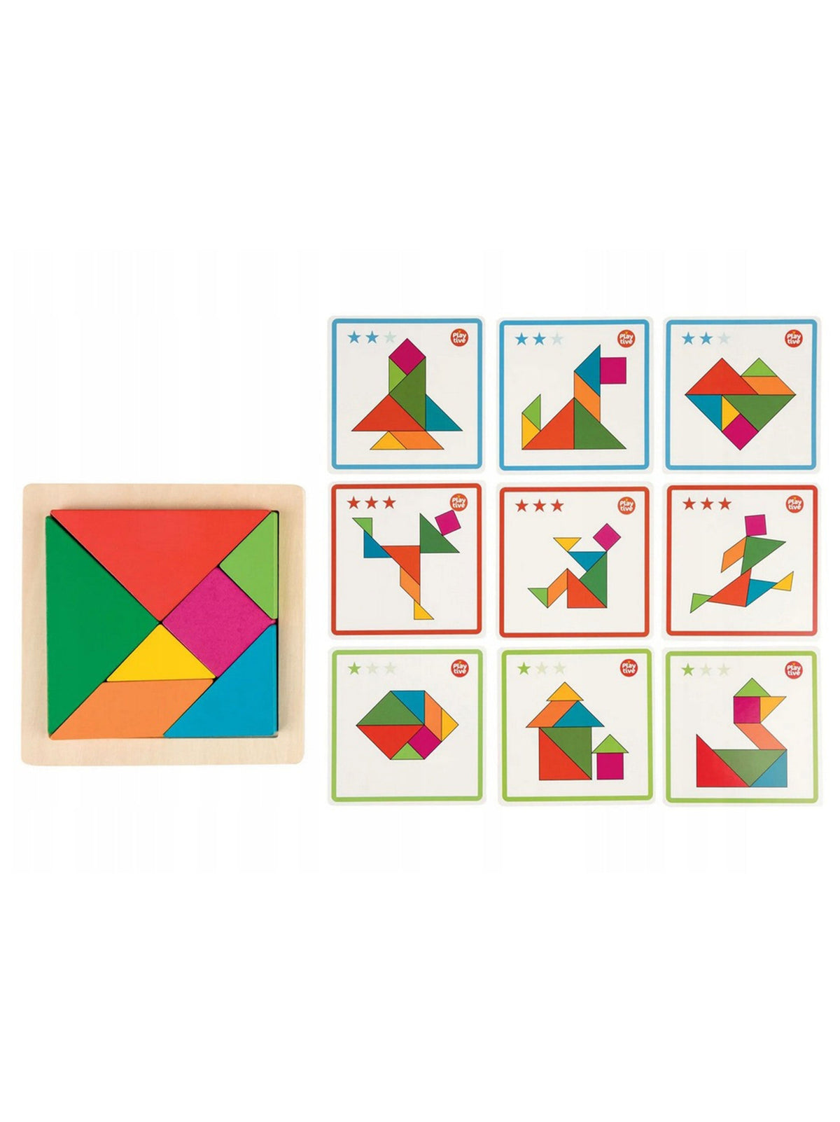 Image for Montessori Rainbow Wooden Puzzle