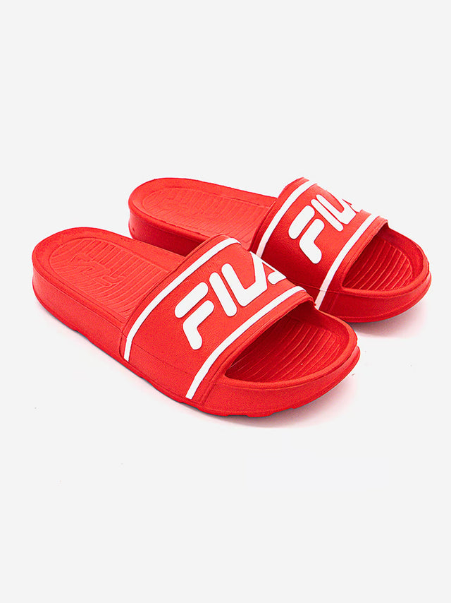 Image for Kids Boy's Printed Slippers,Red