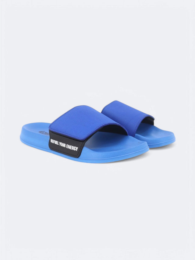 Image for Men's Printed Slippers,Blue
