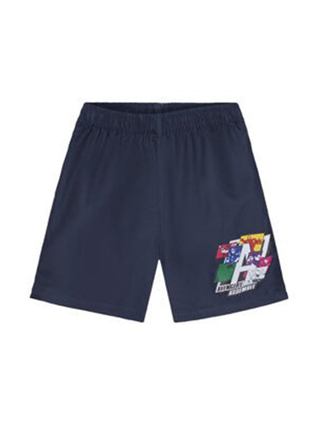 Image for Kids Boy Graphic Printed Swim Short,Navy