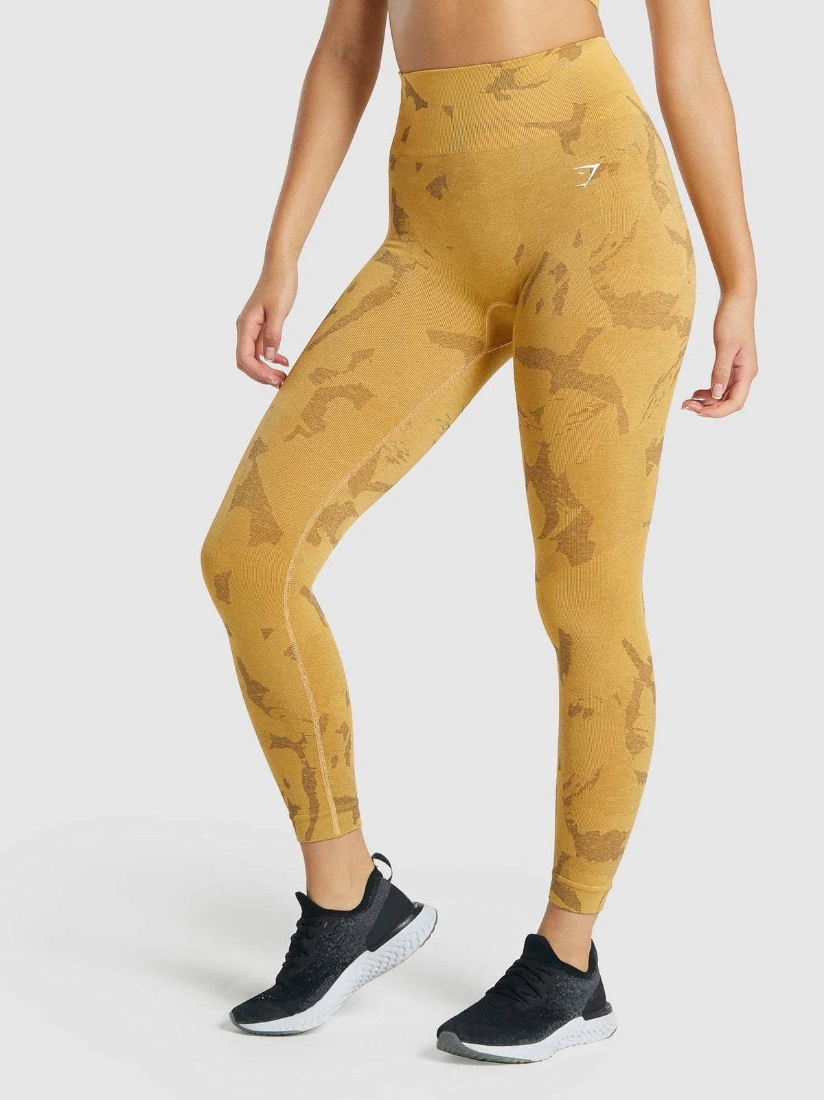 Image for Women's Brand Logo Printed Legging, Yellow