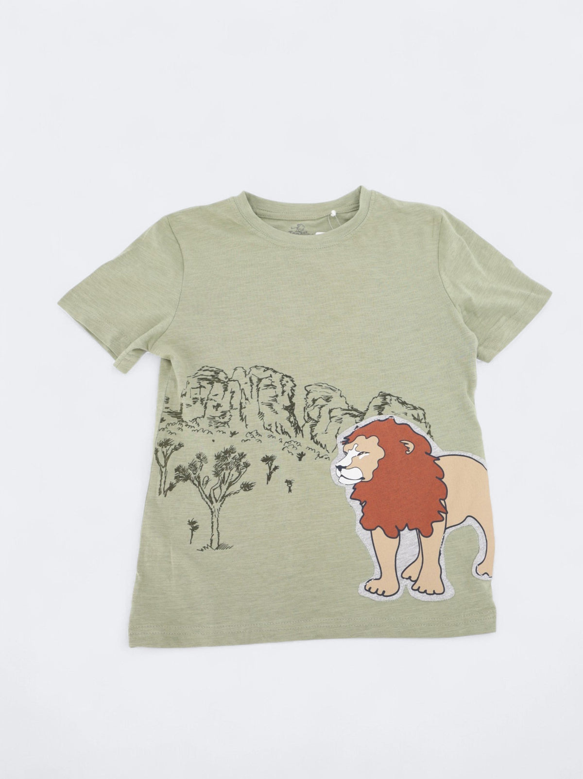 Image for Kid's Boy's Graphic Printed T-Shirt,Olive