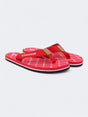 Image for Men's Brand Logo Printed Slippers,Red