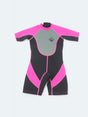 Image for Kid's Girl's Brand Logo Printed Swimsuit,Black/Pink
