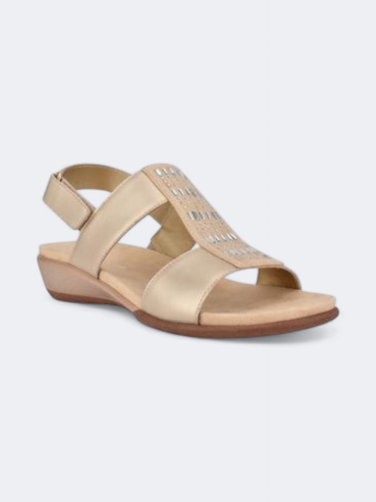 Image for Women's Embellished Hazel Casual Sandals,Gold