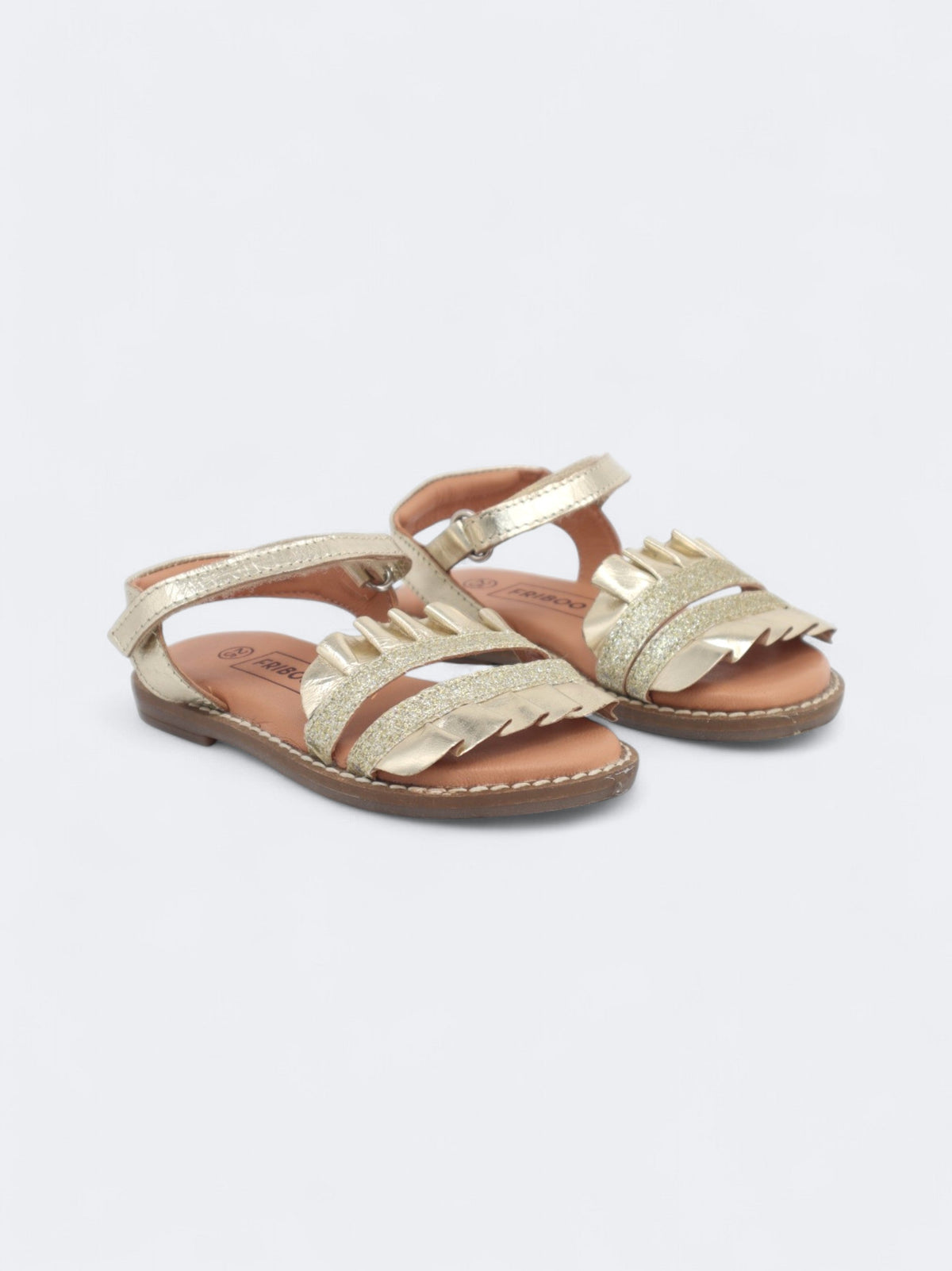 Image for Kids Girl's Glitter Sandals,Gold