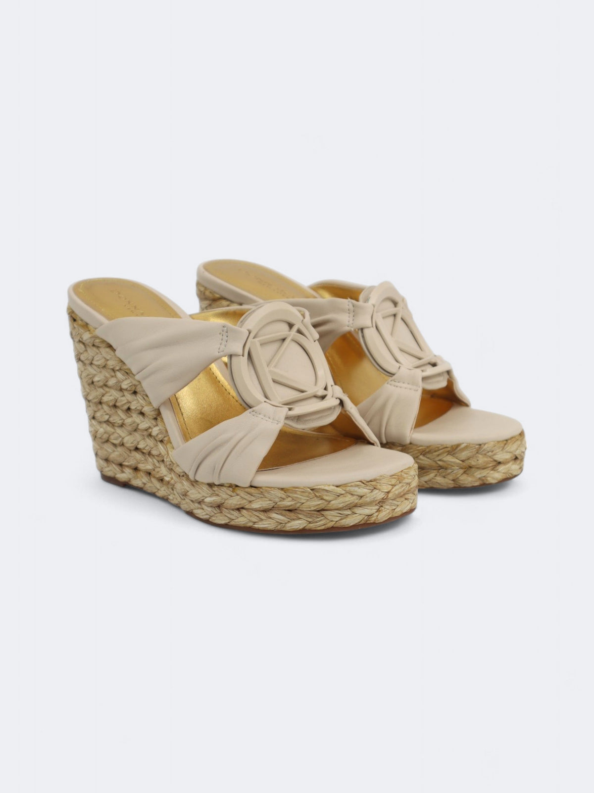 Image for Women's Textured High Heeled Shoes,Beige