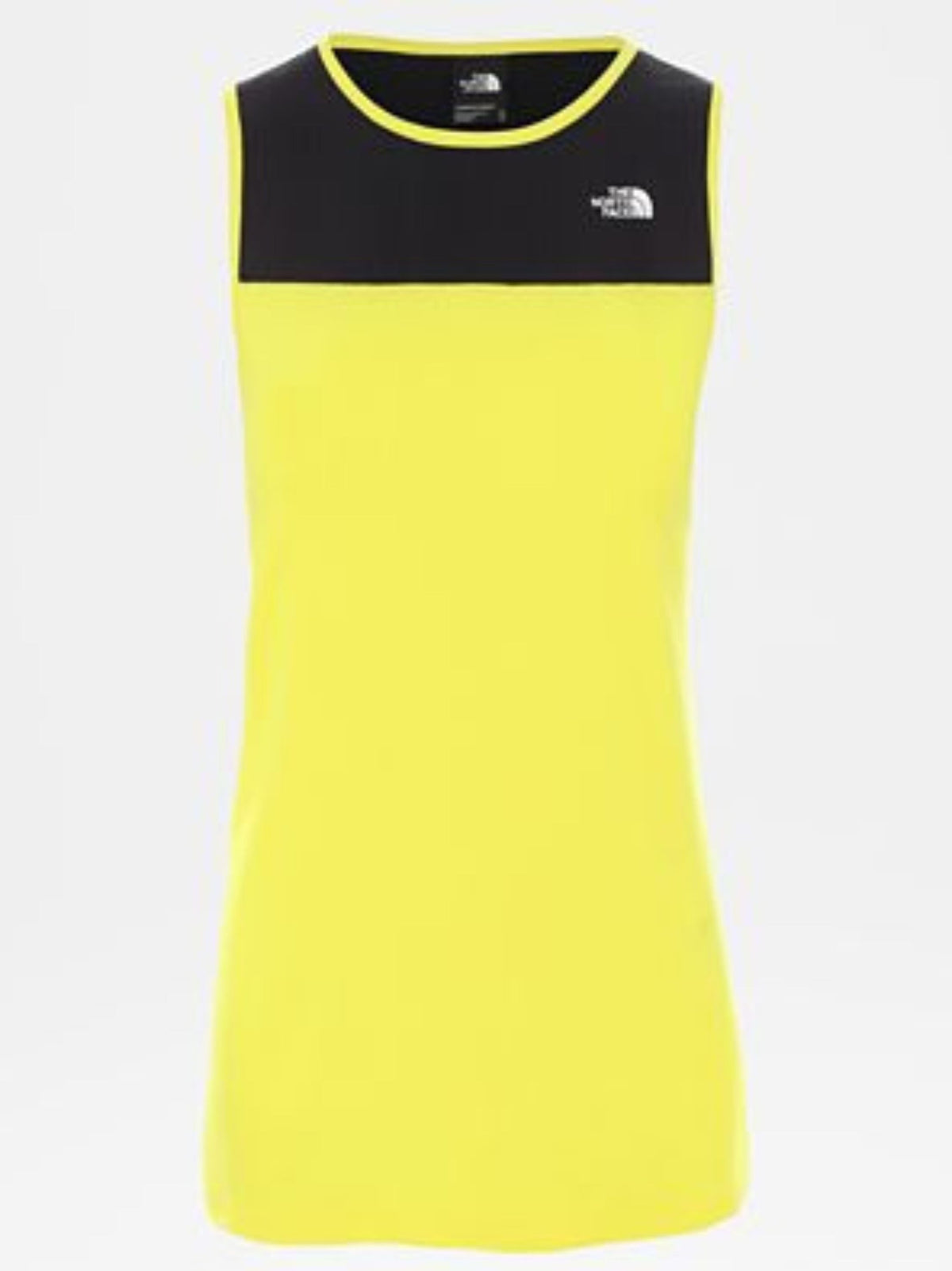 Image for Women's Textured Sports Tank Top,Black/Yellow