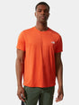 Image for Men's Brand Logo Printed T-Shirt,Orange
