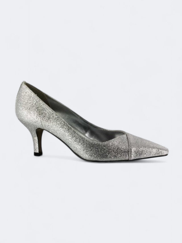 Image for Women's Glitter High Heeled Shoes,Silver