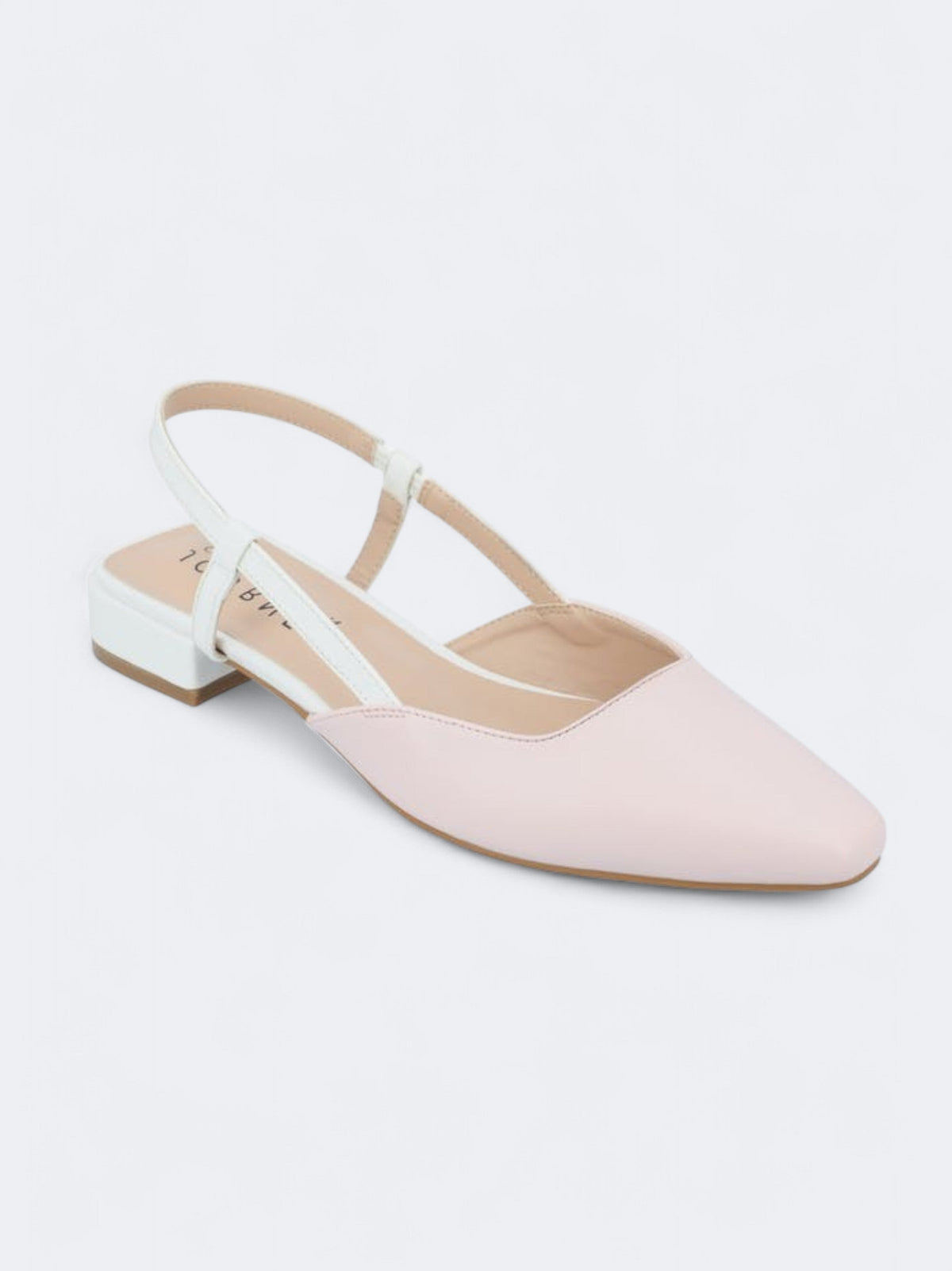 Image for Women's Textured Paislee Flats Shoes,White/Rose