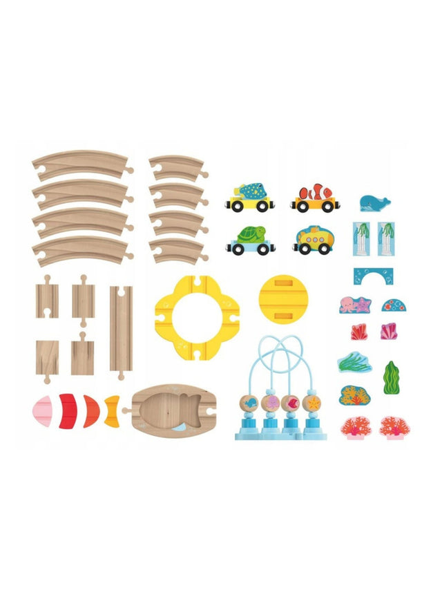 Image for Wooden Montessori Train