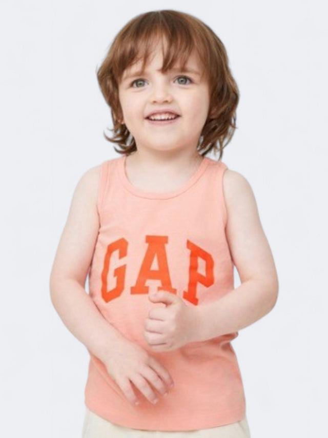 Image for Kid's Boy's Brand Logo Printed Tank Top,Coral