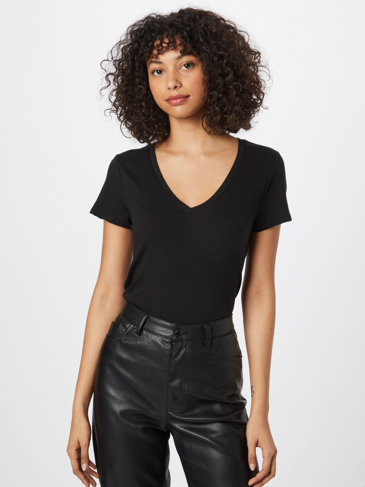 Image for Women's Plain T-Shirt,Black