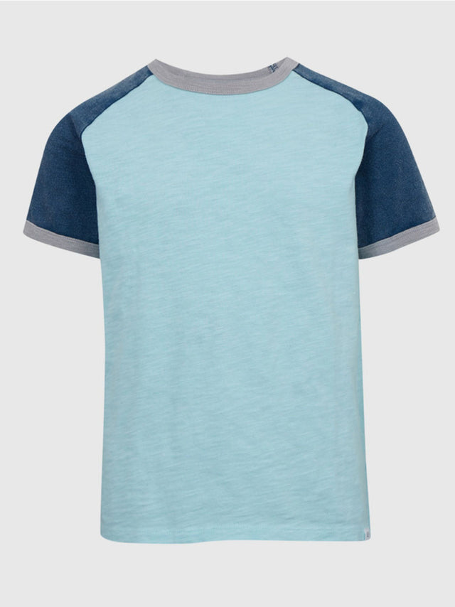 Image for Kid's Boy's Plain T-Shirt,Sky Blue