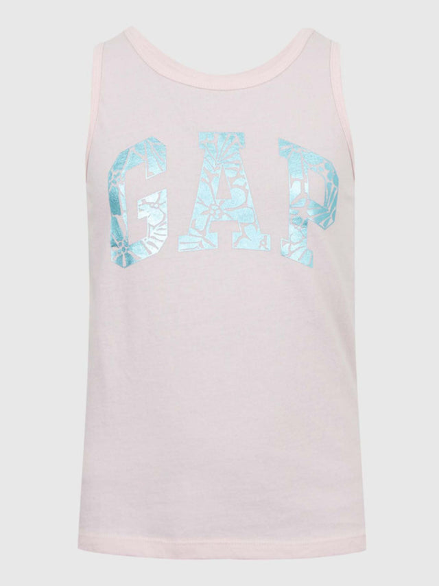 Image for Kid's Girl's Brand Logo Printed Tank Top,Light Rose