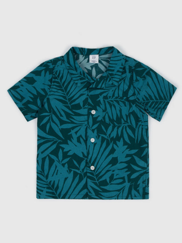 Image for Kid's Boy's Graphic Printed Shirt,Green