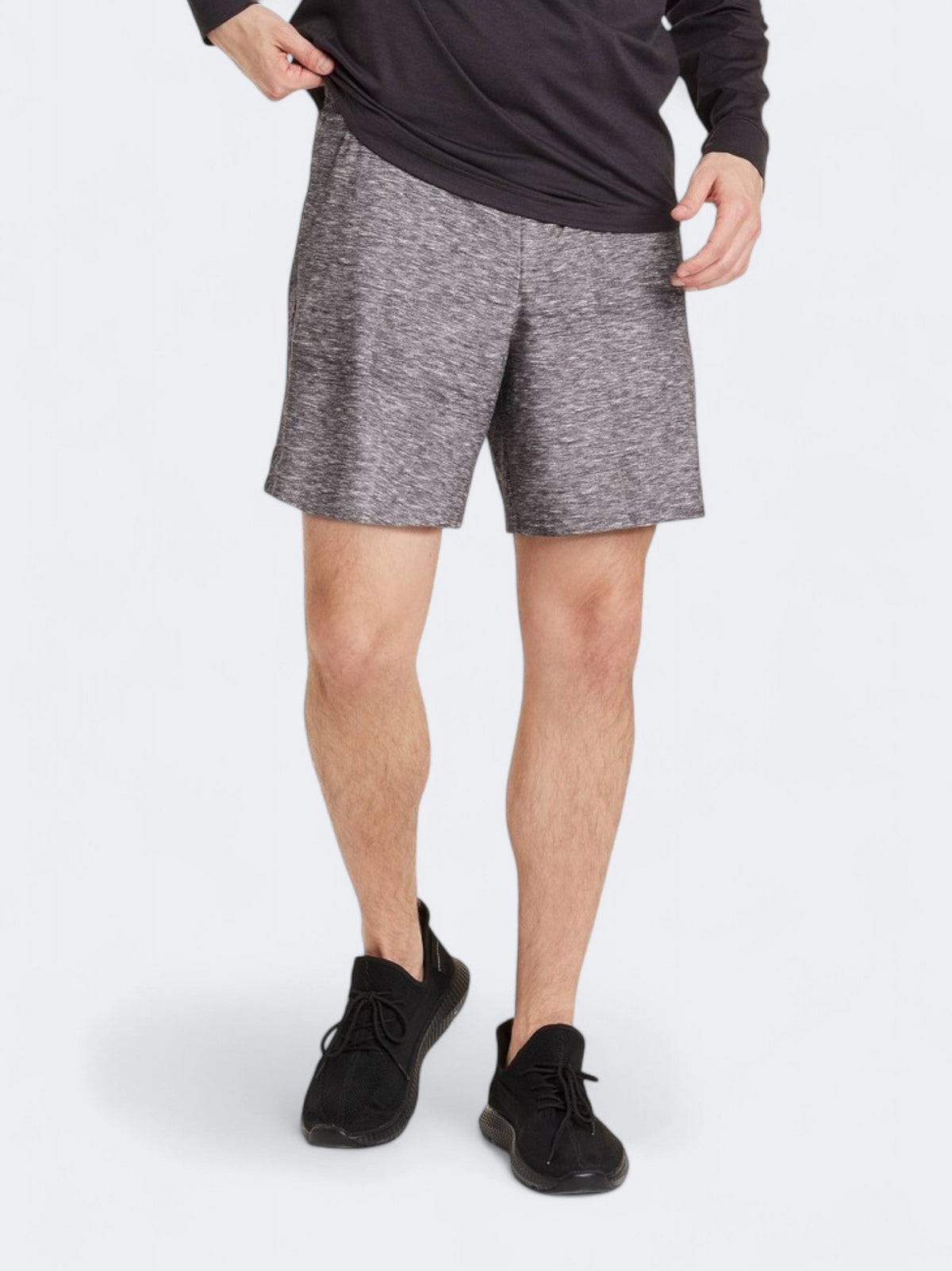 Image for Men's Textured Sport Shorts,Grey