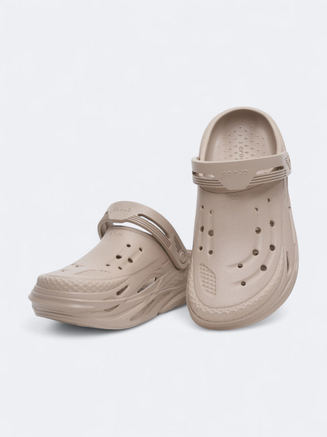 Image for Men's Textured Clogs Slippers,Beige