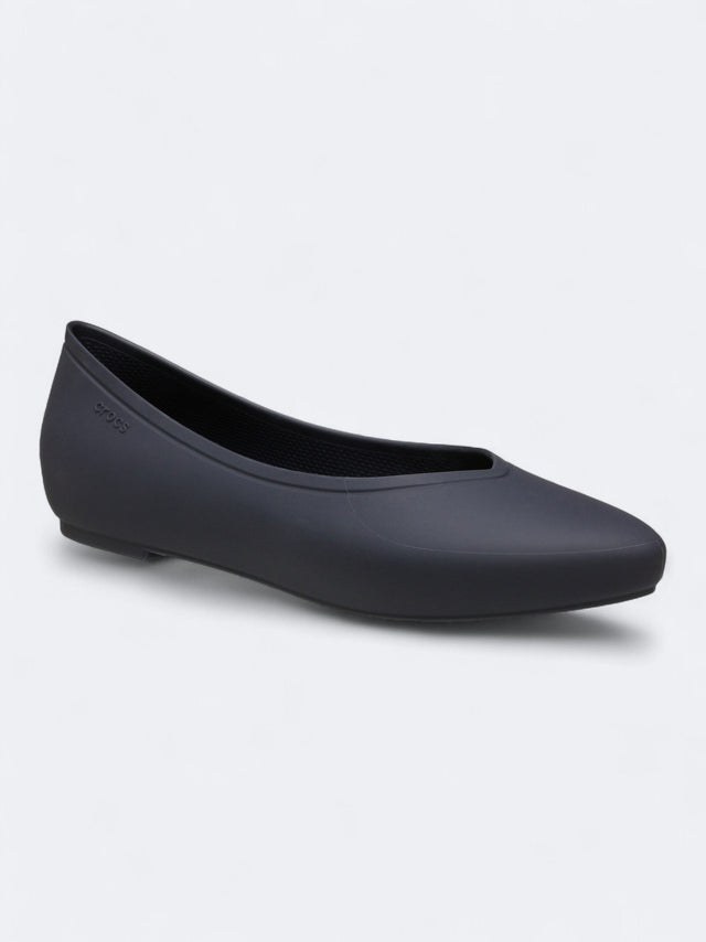 Image for Women's Plain Brooklyn Pointed Flat Bellerinas,Navy