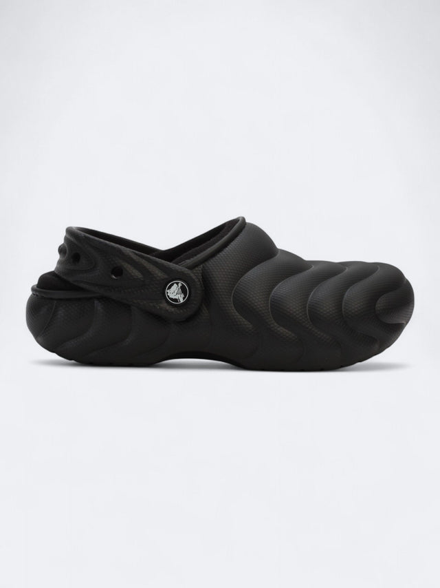 Image for Women's Textured Lined Overpuff Clogs Slippers,Black