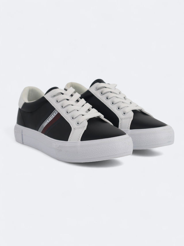 Image for Women's Brand Logo Printed Sneakers,Black