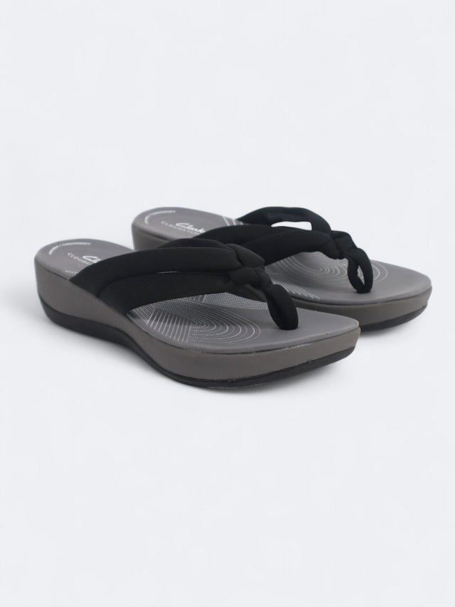 Image for Women's Pain Slide Slippers,Black/Grey