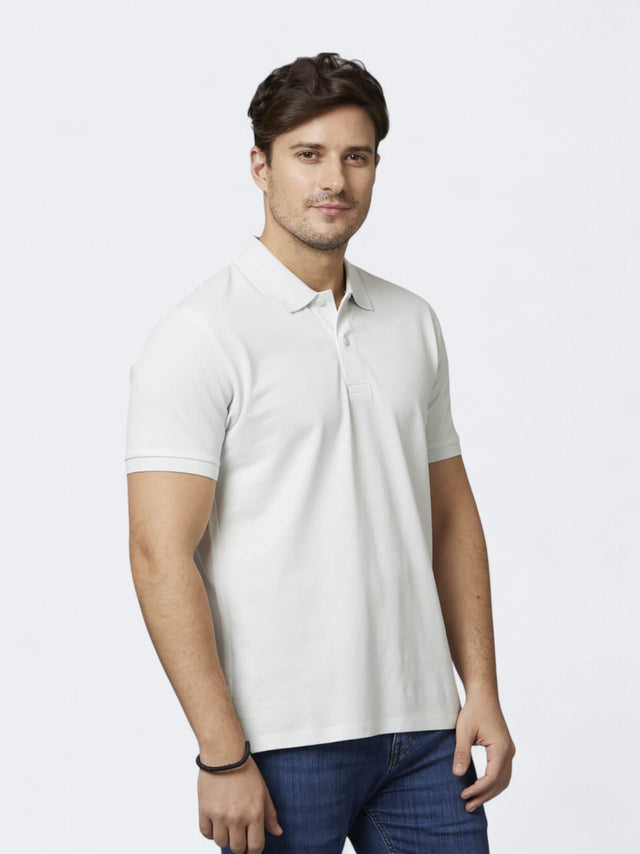 Image for Men's Plain Polo T-Shirt,Light Blue