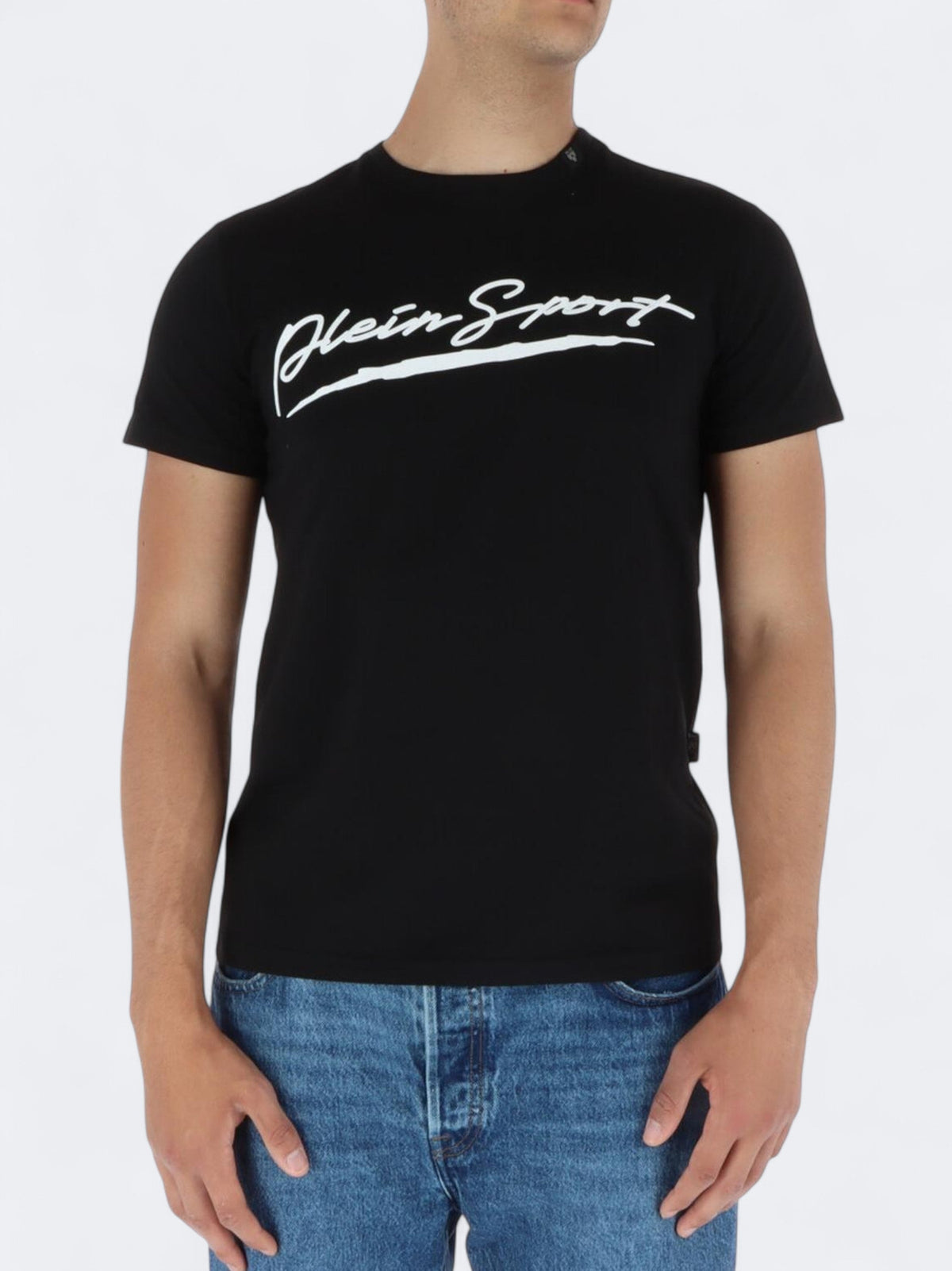Image for Men's Brand Logo Printed T-Shirt,Black
