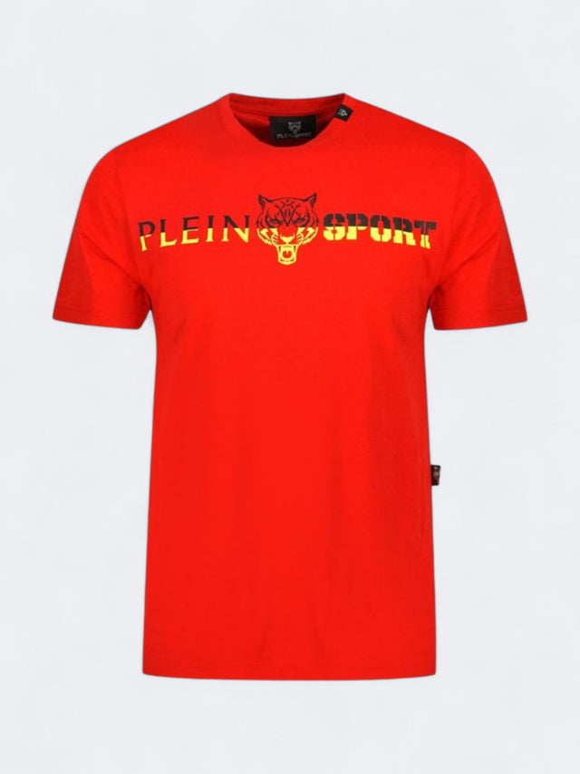 Image for Men's Graphic Printed T-Shirt,Red