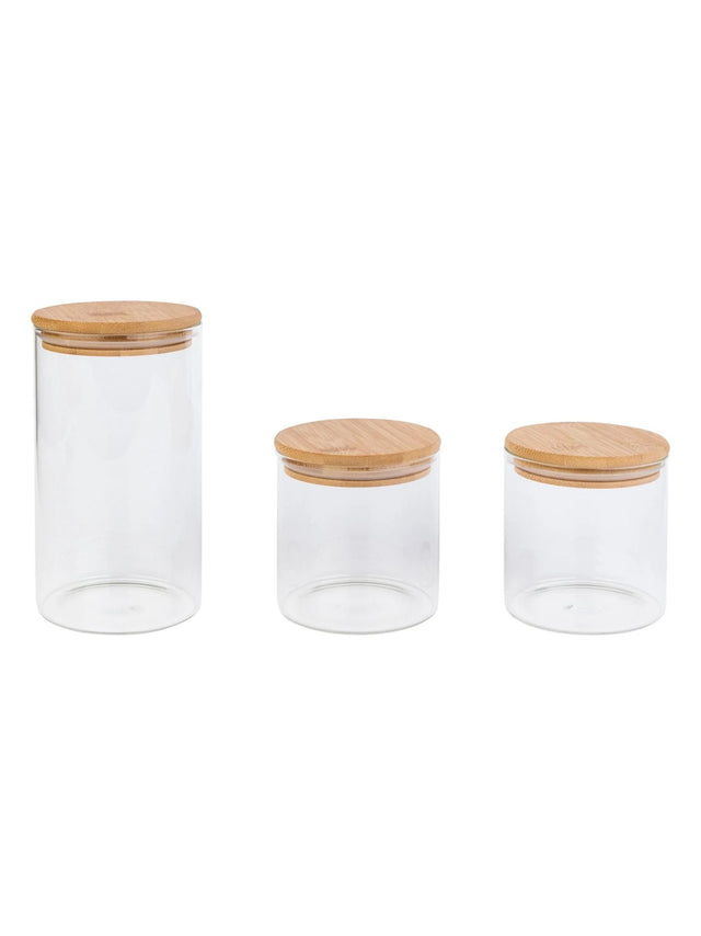 Image for Set Of 3 Glass Food Containers