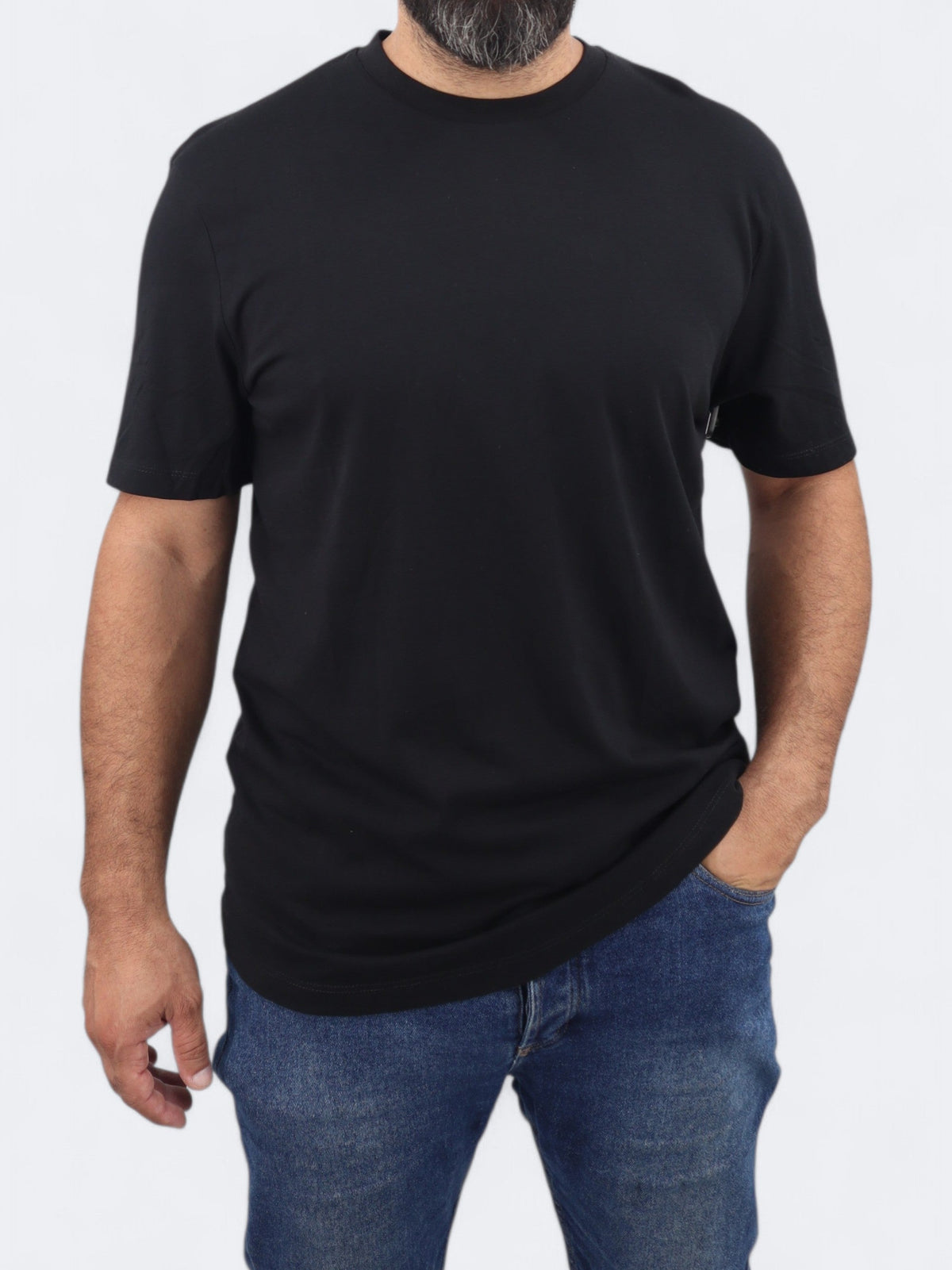 Image for Men's Plain T-Shirt, Black