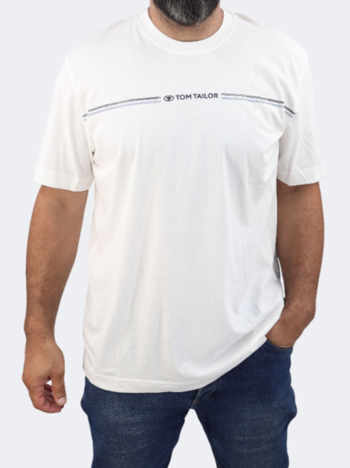 Image for Men's Brand Logo Printed,White